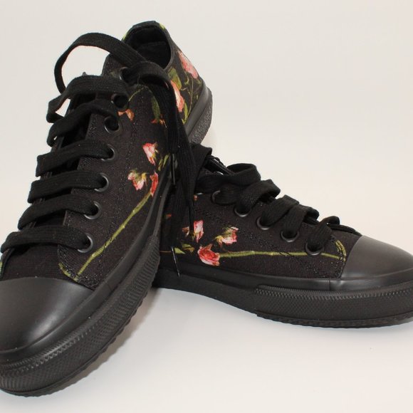 New Burberry Larkhill Floral Logo Low top Sneakers Sz 39/8.5 US - Picture 7 of 10